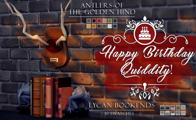 Sims 4 Quiddity jones birthday pack at The Plumbob Tea Society