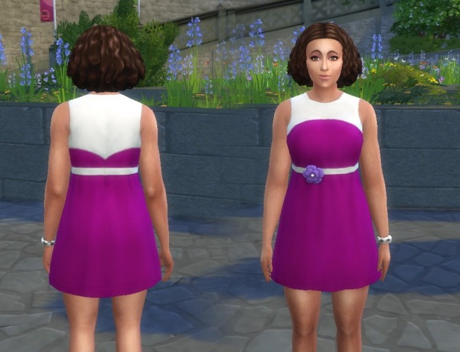 Sims 4 Dress Flower Conversion at My Stuff