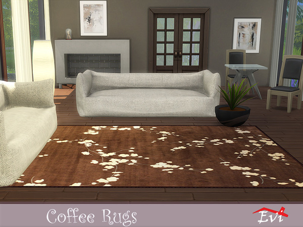 Sims 4 Coffee Rugs by evi at TSR
