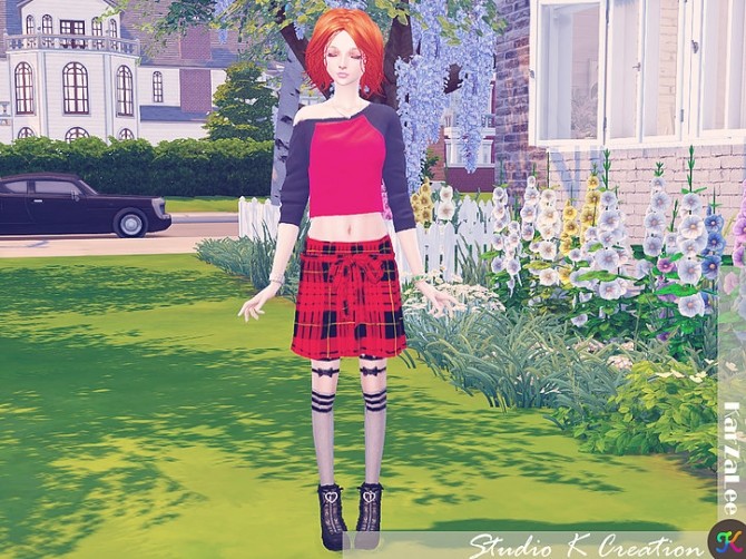 Sims 4 SecretPink Self Tie Skirt at Studio K Creation