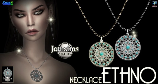Sims 4 Ethno necklace at Jomsims Creations