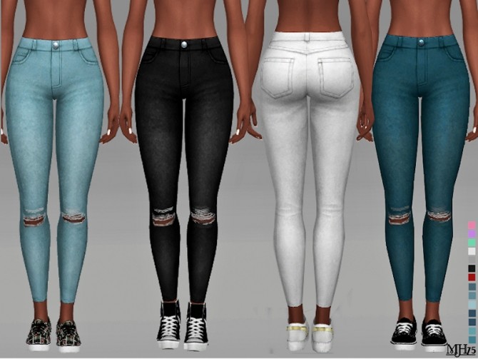 Sims 4 New Look Hallie Skinny Jeans by Margeh 75 at TSR