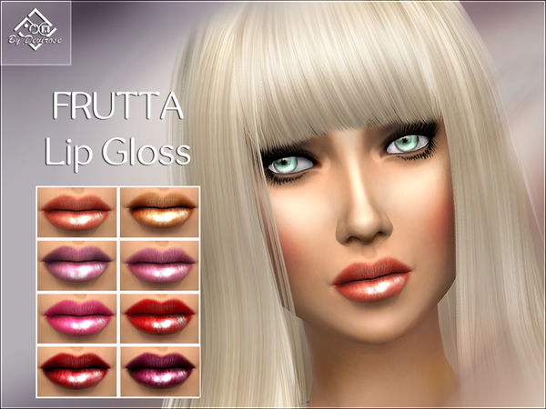 Sims 4 Frutta Lip Gloss by Devirose at TSR