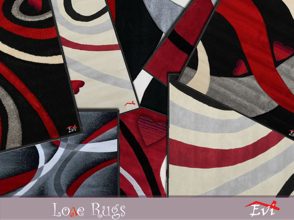 Sims 4 Love Rugs A by evi at TSR