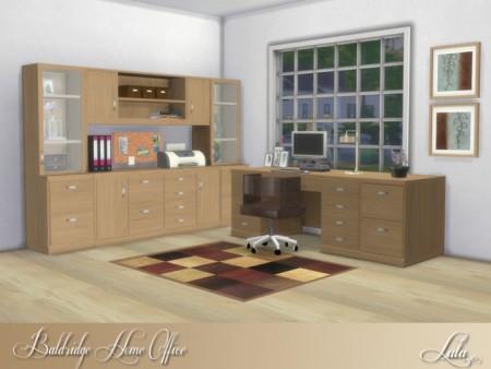 Baldridge Home Office by Lulu265 at TSR » Sims 4 Updates