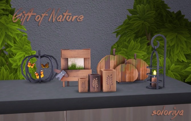 Sims 4 Gift of Nature set at Soloriya