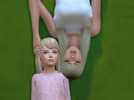 Mother & daughter Photo Inspired Pose by Meanwhile Simming at TSR