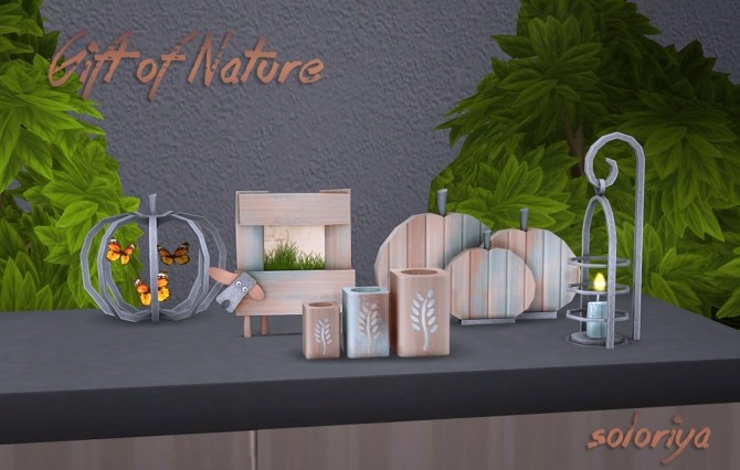 Sims 4 Gift of Nature set at Soloriya