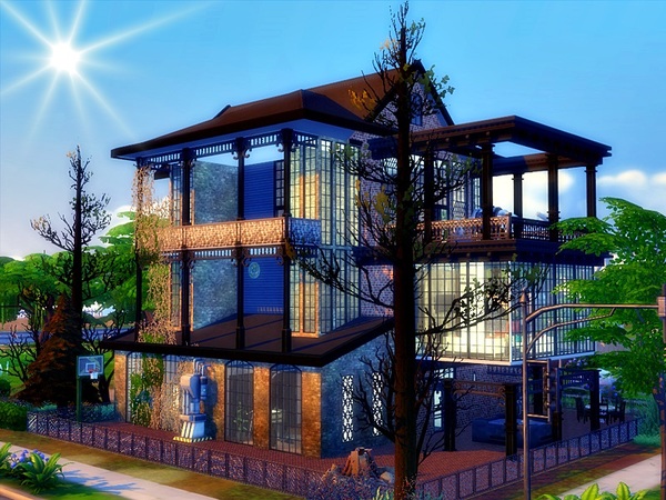 Sims 4 Dredo house by marychabb at TSR