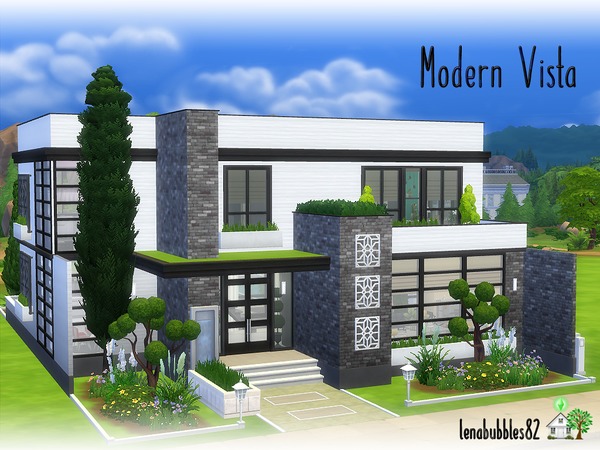 Sims 4 Modern Vista No CC by lenabubbles82 at TSR