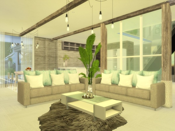 Sims 4 Modern Salix house by Suzz86 at TSR