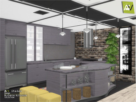 Budbyn Kitchen by ArtVitalex at TSR » Sims 4 Updates