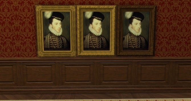 Sims 4 Portrait of Henry of France Duke of Anjou by TheJim07 at Mod The Sims
