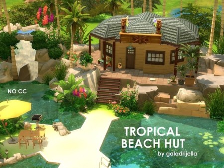 Tropical Beach Hut by galadrijella at TSR