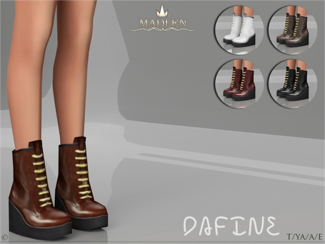 Madlen Dafine Shoes y MJ95 at TSR » Sims 4 Updates