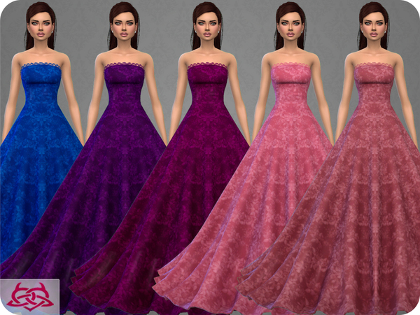 Wedding Dress 9 RECOLOR 3 by Colores Urbanos at TSR » Sims 4 Updates