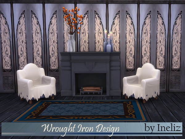 Sims 4 Wrought Iron Design by Ineliz at TSR