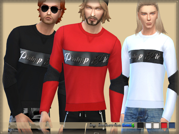 Sims 4 T shirt with long sleeves by bukovka at TSR