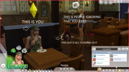 Social Pariah Trait by CardTaken at Mod The Sims