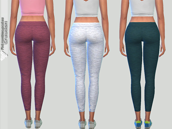 Sims 4 Summer Leggings 05 by Pinkzombiecupcakes at TSR