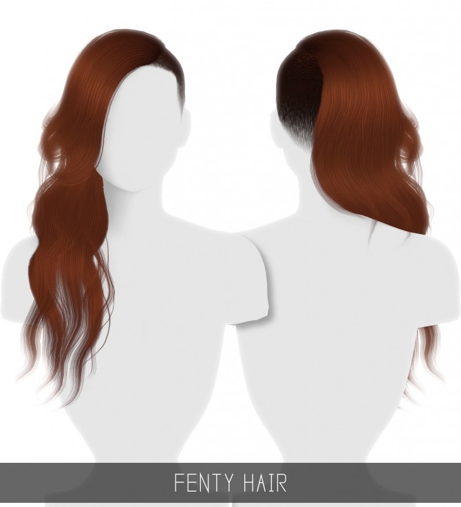 Sims 4 Fenty hairstyle at Simpliciaty