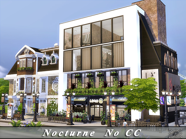 Sims 4 Nocturne house by Danuta720 at TSR