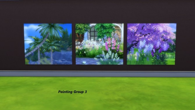 Sims 4 Large Paintings by Snowhaze at Mod The Sims