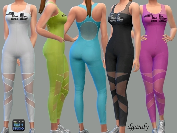 Sims 4 Athletic Yoga Outfit by dgandy at TSR