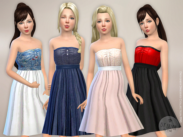 Sims 4 Designer Dresses Collection P86 by lillka at TSR
