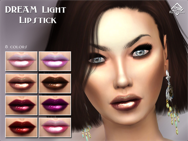 Sims 4 Dream Light Lipstick by Devirose at TSR