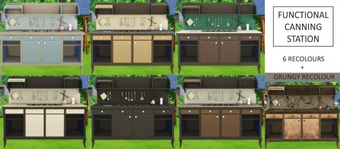 Sims 4 Functional Canning Station and Skill by icemunmun at Mod The Sims