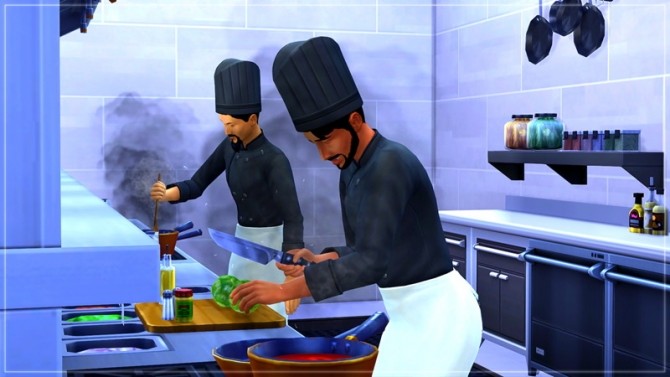 Sims 4 Restaurant FutuRama by Rany Randolff at ihelensims