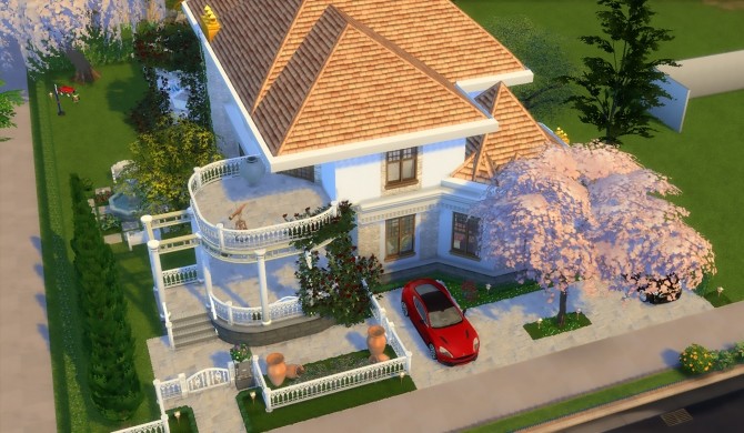 Sims 4 Villa Il Roseto by patty3060 at Mod The Sims