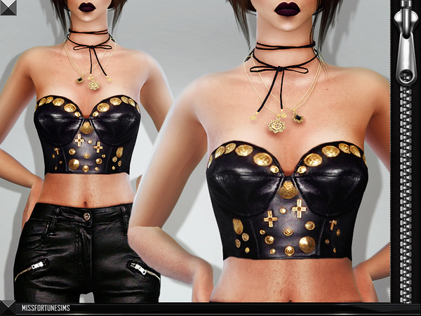 Sims 4 MFS Tilly Top by MissFortune at TSR