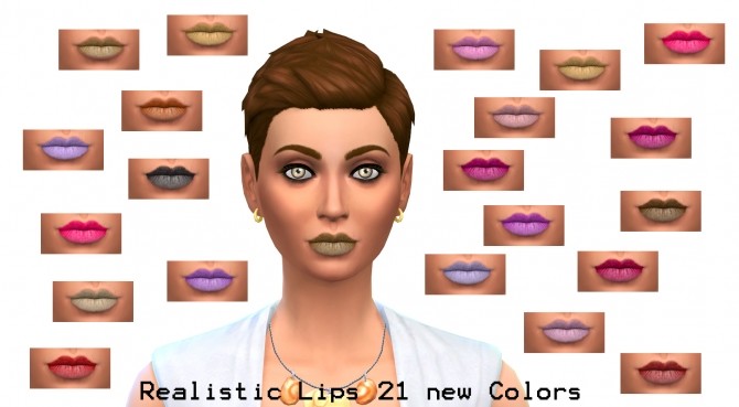 Sims 4 Mat Lipstick by Simalicious at Mod The Sims
