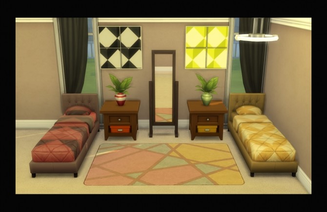Sims 4 Geomography Painting Recolour by Simmiller at Mod The Sims
