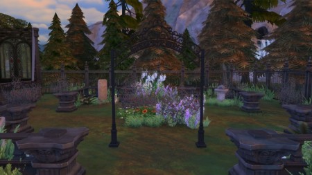 Sims 3 Cemetery Arch Converted by Terminathan at Mod The Sims
