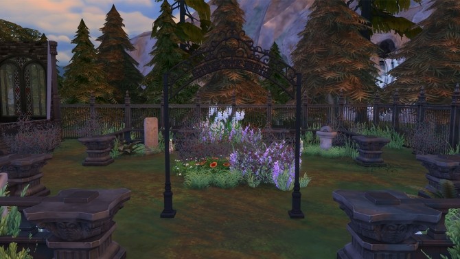 Sims 4 Sims 3 Cemetery Arch Converted by Terminathan at Mod The Sims