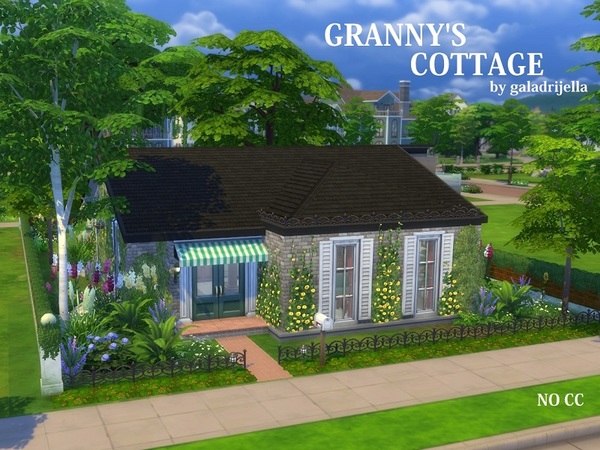 Sims 4 Grannys Cottage by galadrijella at TSR