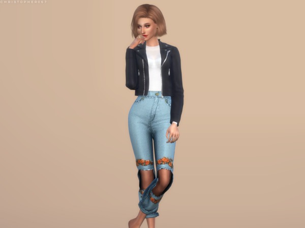 Sims 4 Caswell Bodysuit by Christopher067 at TSR