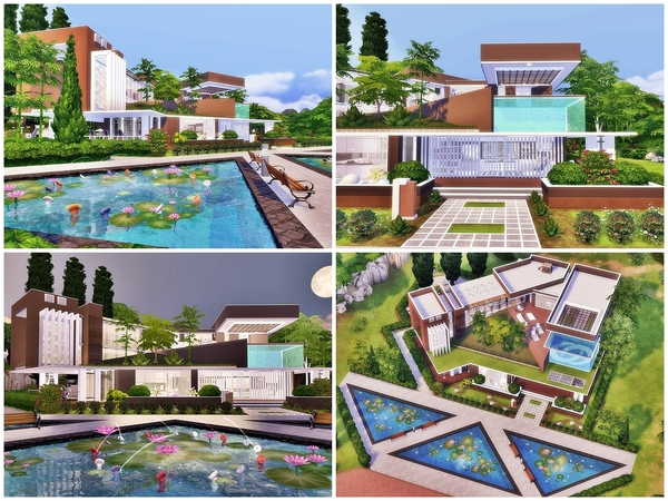 Sims 4 Xaivion Modern house by Moniamay72 at TSR