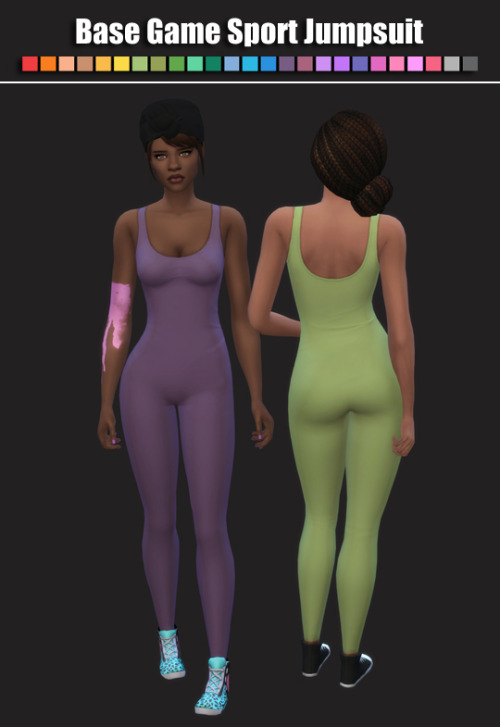 Sims 4 Base Game Sport Jumpsuit at Maimouth Sims4