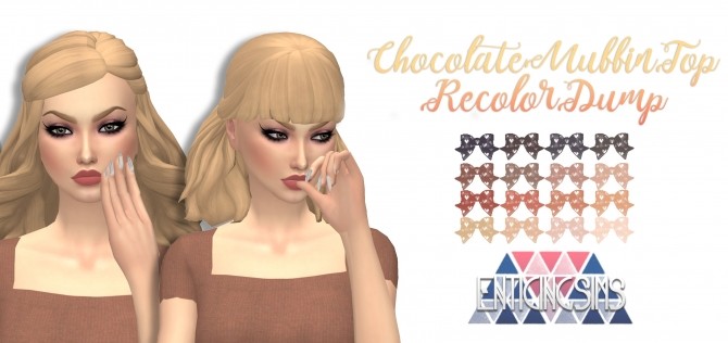 Sims 4 CMT Recolor Hair Dump by EnticingSims at SimsWorkshop