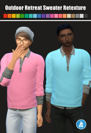 Outdoor Retreat Sweater Retexture At Maimouth Sims Sims Updates