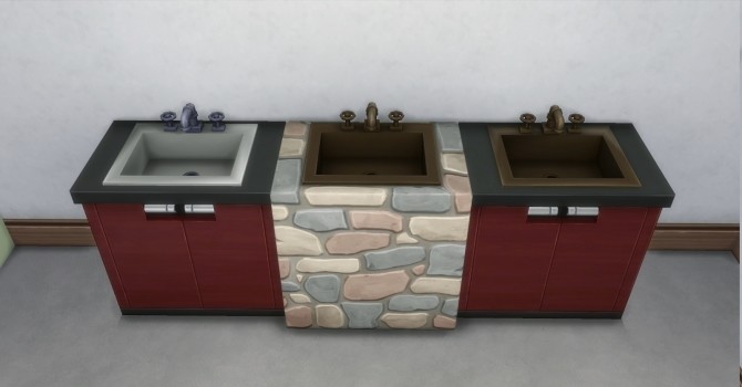 Sims 4 Daz Sinks by AdonisPluto at Mod The Sims