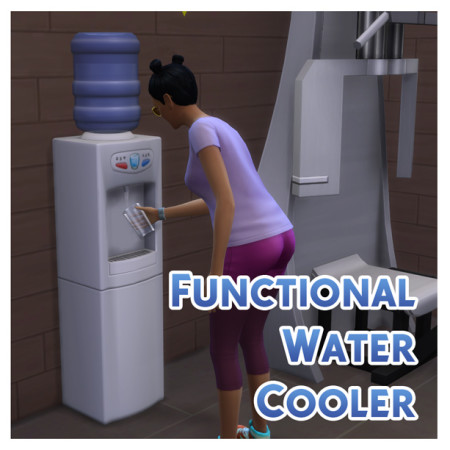 Functional Water Cooler by Menaceman44 at Mod The Sims