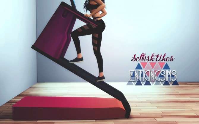 Sims 4 Selfish Ethos Treadmill Recolors by EnticingSims at SimsWorkshop