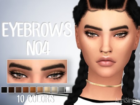 Eyebrows N04 by AhriSims at TSR