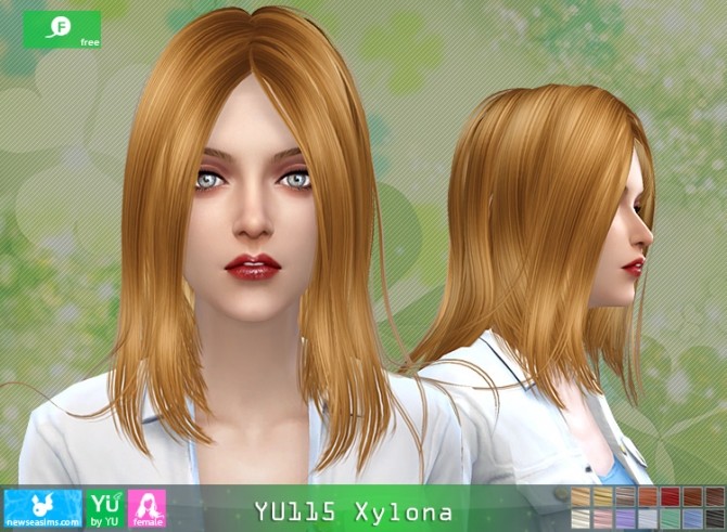 Sims 4 YU115 Xylona hair at Newsea Sims 4