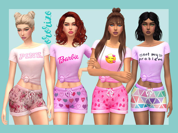 Sims 4 Pyjamas Part 1 by Ororizo at TSR